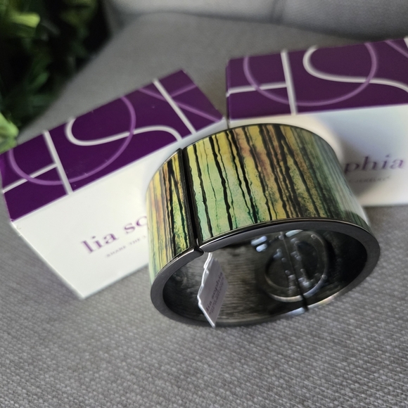 Lia Sophia Multicolor Wide Bangle - Picture 3 of 4
